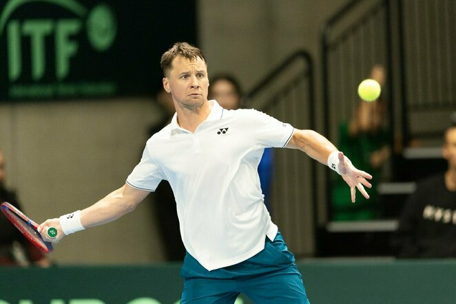 Ričardas Berankis prieš Sabą Purtseladzę | Sauliaus Čirbos nuotr.