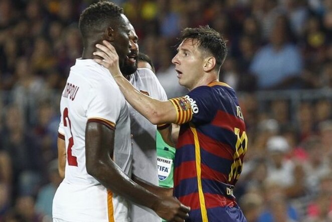 Lionelis Messi buvo įvykių centre vakarykščiame mače | AFP/Scanpix nuotr.