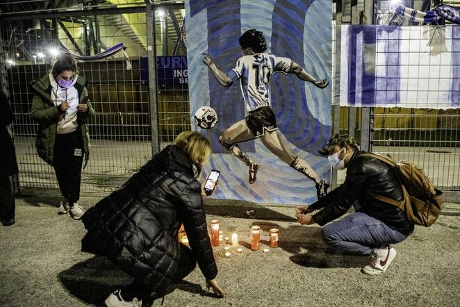 Diego Maradonos pagerbimas | Scanpix nuotr.