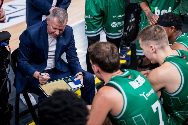 „Tauragė“ – „Hipocredit“ rungtynių akimirka | Betsson-LKL / R. Lukoševičiaus nuotr.