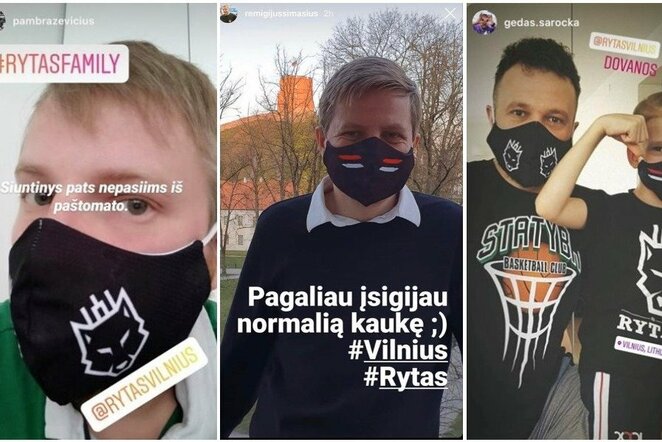 COVID-19 nesustabdė Vilniaus „Ryto“ fanų palaikymo  | Instagram.com nuotr