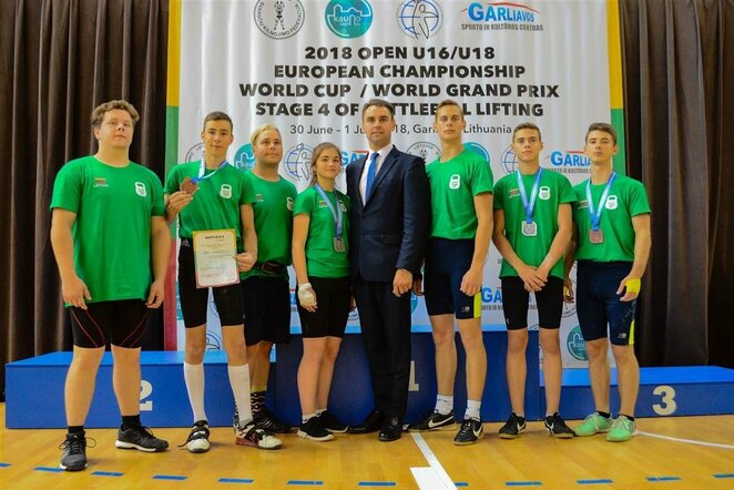 Europos jaunių svarsčių kilnojimo čempionatas | Organizatorių nuotr.