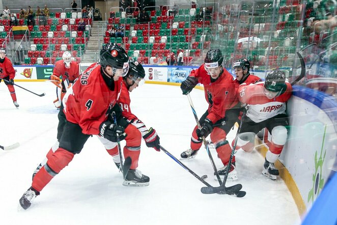 Lietuva – Japonija rungtynių akimirka | IIHF nuotr.