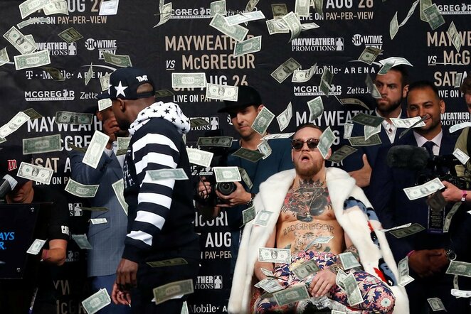 Conoras McGregoras ir Floydas Mayweatheris | Scanpix nuotr.