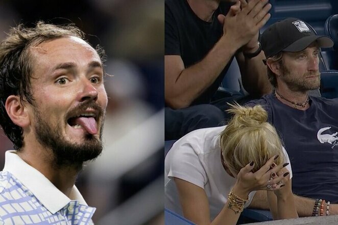 Daniilas Medvedevas, jo žmona ir treneris | „Scanpix“ ir instagram.com nuotr.