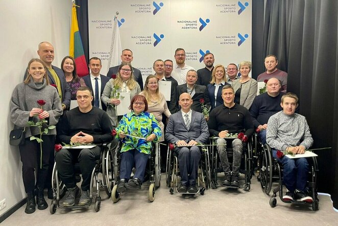 Tailande spindėję neįgalieji sportininkai pagerbti Vilniuje | Organizatorių nuotr.