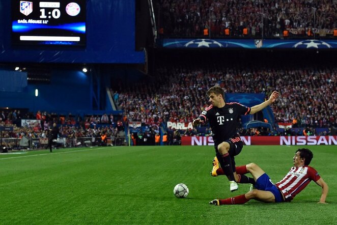 „Atletico“ - „Bayern“ rungtynių akimirka | Scanpix nuotr.