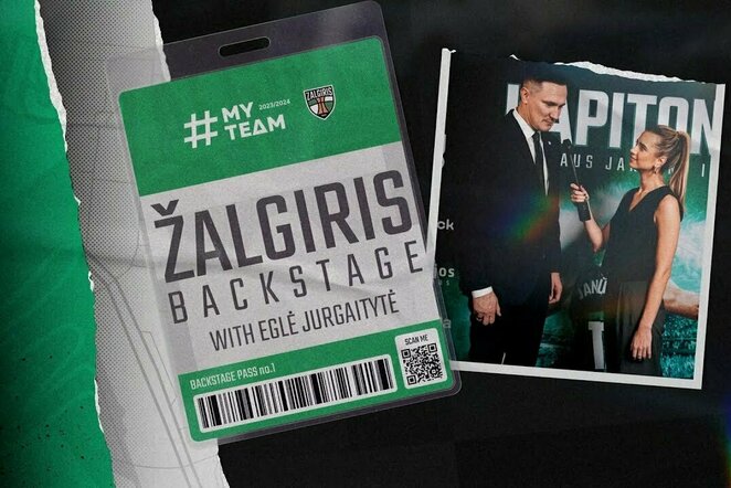 „Žalgiris“ backstage | Organizatorių nuotr.