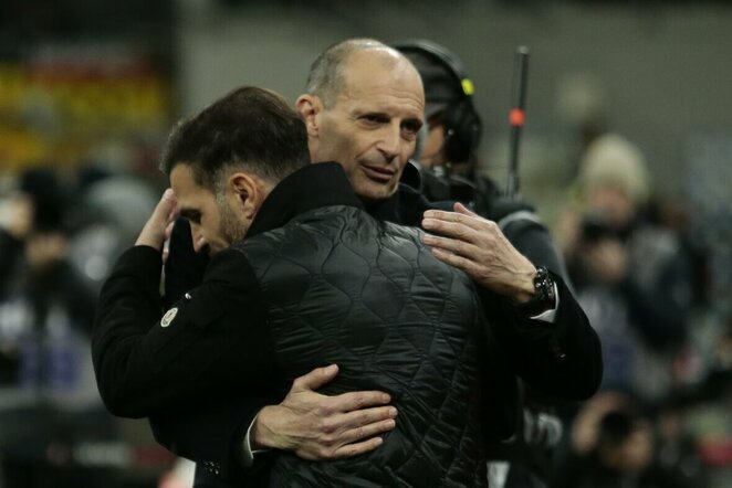 Cescas Fabregasas ir Massimiliano Allegri | Scanpix nuotr.