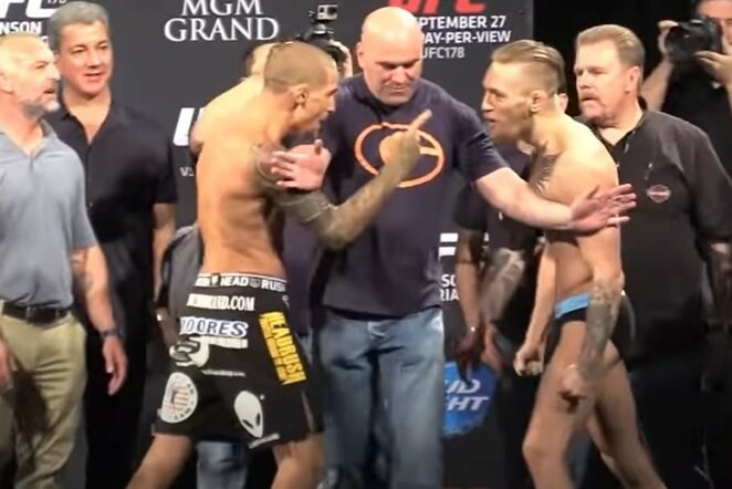 Dustinas Poirier ir Conoras McGregoras | Youtube.com nuotr.