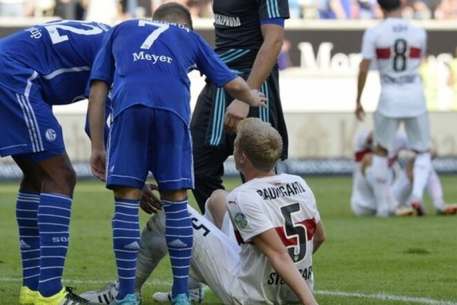 „Stuttgart“ – „Schalke“ rungtynių akimirka | AFP/Scanpix nuotr.