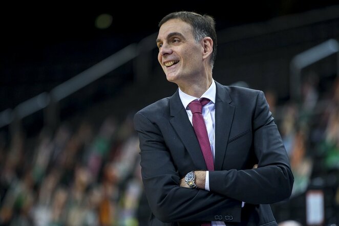 „Žalgiris“ – „Olympiacos“ rungtynių akimirka | Eriko Ovčarenko / BNS foto nuotr.