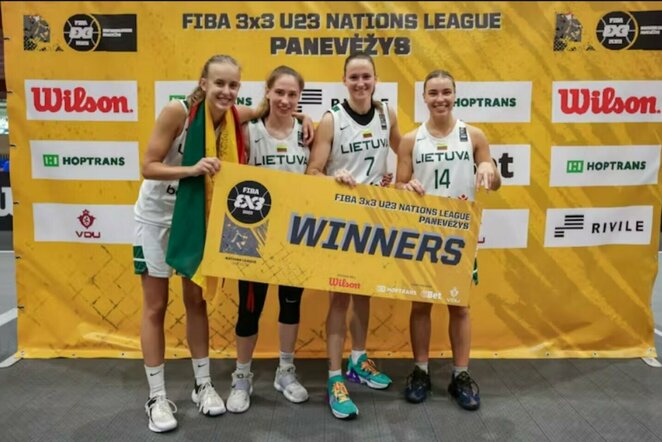 Lietuvos merginų 3x3 krepšinio rinktinė | FIBA nuotr.