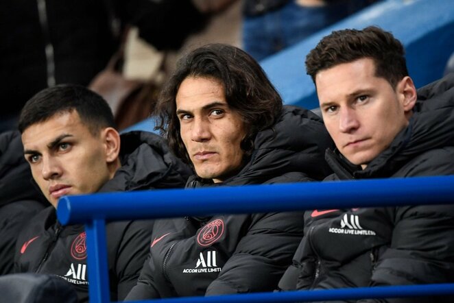 Edinsonas Cavani (centre) | Scanpix nuotr.