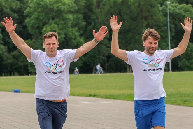 Lietuviškos olimpinės mylios bėgime – paralimpiečių startai | Lietuvos paralimpinio komiteto nuotr.