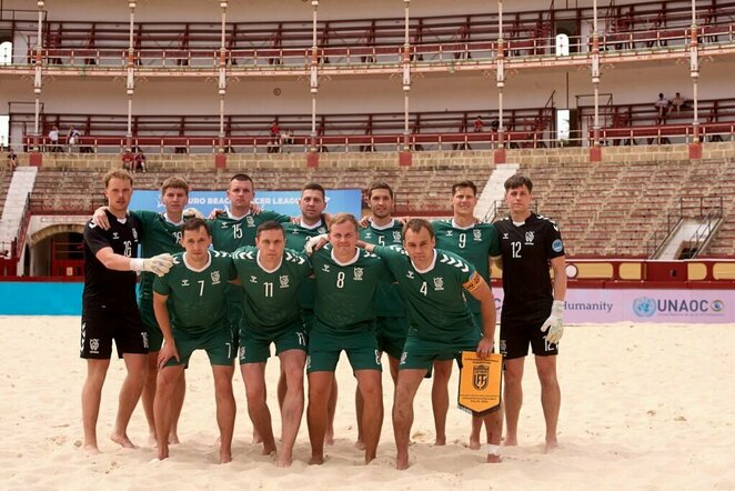 Lietuvos paplūdimio futbolo rinktinė | lff.lt nuotr.
