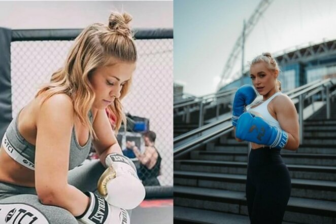 Paige VanZant ir Elle Brooke | Instagram.com nuotr