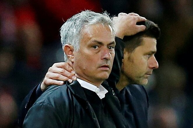 Jose Mourinho, Mauricio Pochettino | Scanpix nuotr.
