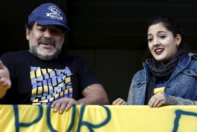 Diego Maradona iki šiol yra ištikimas „Boca Juniors“ gerbėjas | Reuters/Scanpix nuotr.