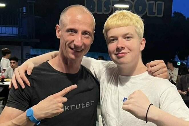 Nikola Lukašikas su treneriu | Instagram.com nuotr