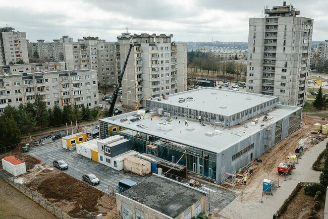 Šilainių baseine atlikta 80 procentų statybos darbų | Organizatorių nuotr.