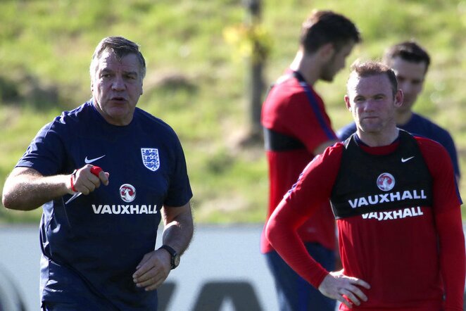 Samas Allardyce'as ir Wayne'as Rooney | Scanpix nuotr.