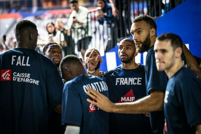 Prancūzija - Latvija rungtynių akimirka | FIBA nuotr.