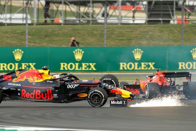 Maxas Verstappenas ir Sebastianas Vettelis | Scanpix nuotr.