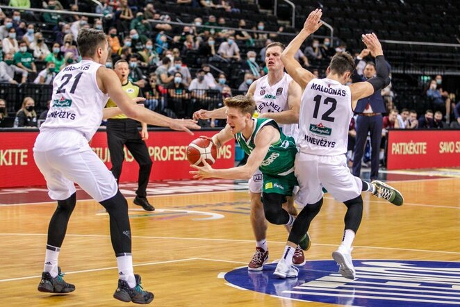 „Žalgirio“ ir „Lietkabelio“ rungtynės | Eriko Ovčarenko / BNS foto nuotr.