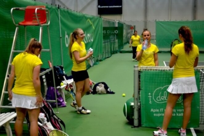 2013 m. Lietuvos moterų teniso rinktinė | Sportas.lt/Tito Pacausko nuotr. 