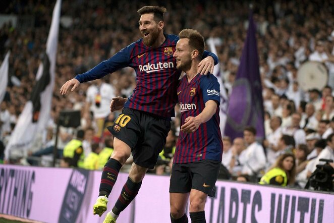 Lionelis Messi ir Ivanas Rakitičius | Scanpix nuotr.