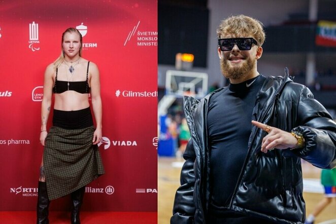 Rūta Meilutytė ir Dominykas Dirkstys | BNS nuotr.