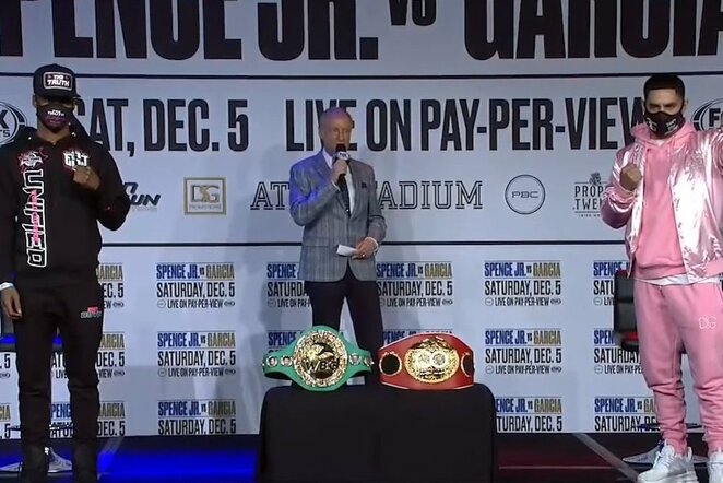 Errolas Spence'as ir Danny Garcia | Youtube.com nuotr.