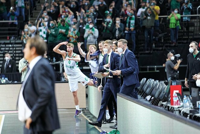 „Žalgirio“ – „Anadolu Efes“ rungtynių akimirka | Sportas.lt/Tito Pacausko nuotr.