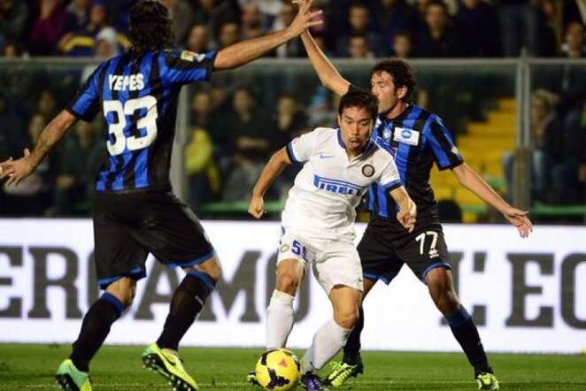 „Atalanta“ – „Inter“ rungtynių akimirka | AFP/Scanpix nuotr.