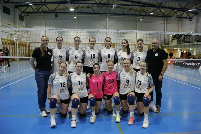 „Oksyl“ ir „Kauno-VDU“ rungtynės | CEV nuotr.