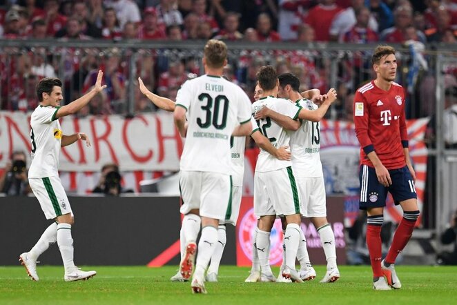 Miuncheno „Bayern“ - Menchengladbacho „Borussia“ rungtynių akimirka  | Scanpix nuotr.