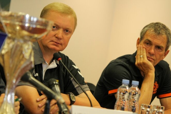 Antanas Vingilys (kairėj) ir Wimas van Zwamas | Valdo Knyzelio/U19.lt nuotr.