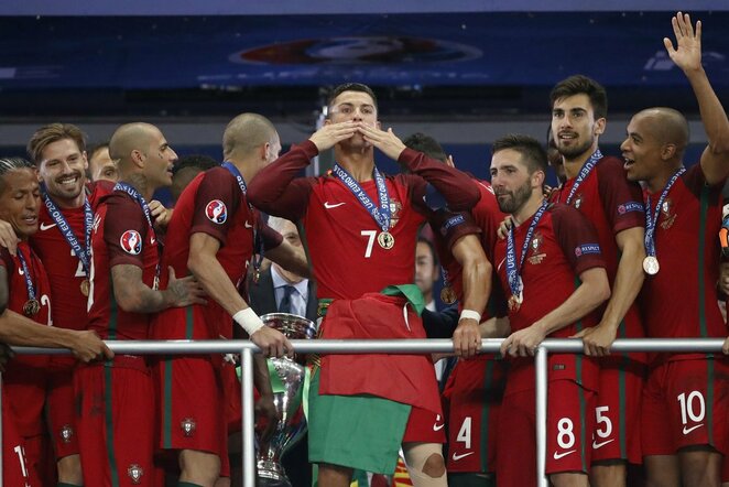 Portugalijos rinktinės triumfas Euro 2016 finale | Scanpix nuotr.