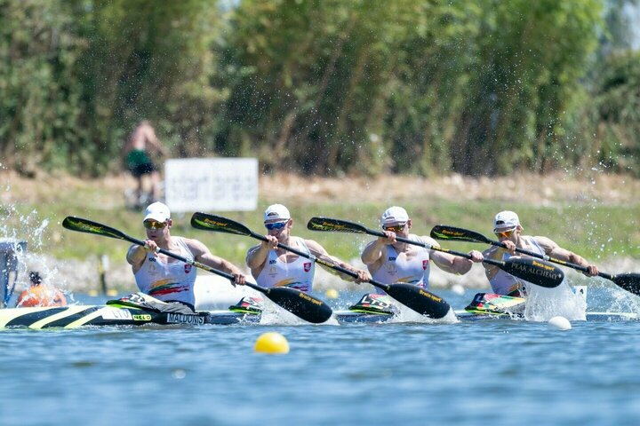 Simonas Maldonis, Viktoras Čaplinskij, Ignas Navakauskas ir Artūras Seja (canoe.lt nuotr.) | Organizatorių nuotr.