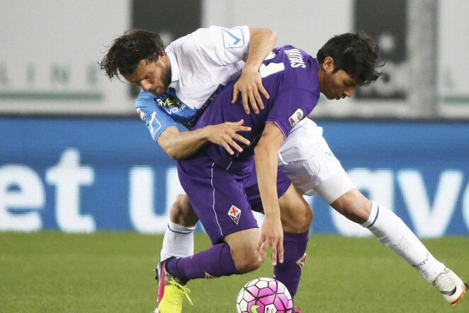 „Chievo“ - „Fiorentina“ rungtynių akimirka | Scanpix nuotr.