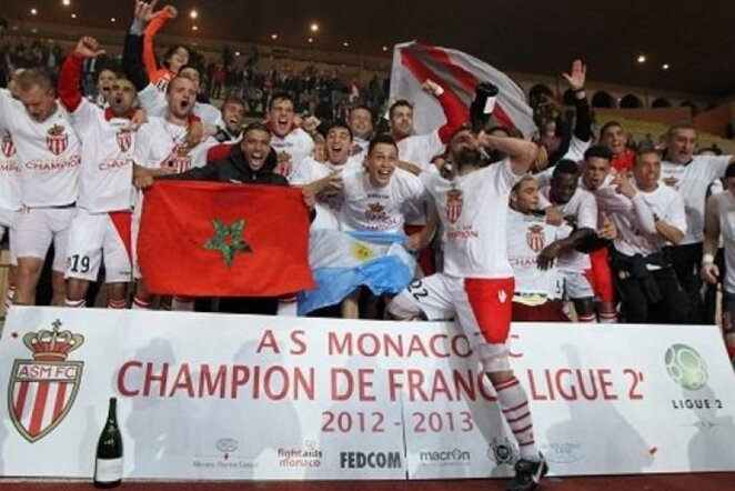 „Monaco“ – „Ligue 2“ čempionai | AFP/Scanpix nuotr.