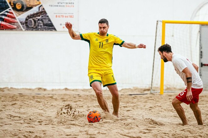 Lietuvos paplūdimio futbolo rinktinė | lff.lt nuotr.