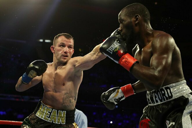 Egidijus Kavaliauskas ir Terence'as Crawfordas | Scanpix nuotr.