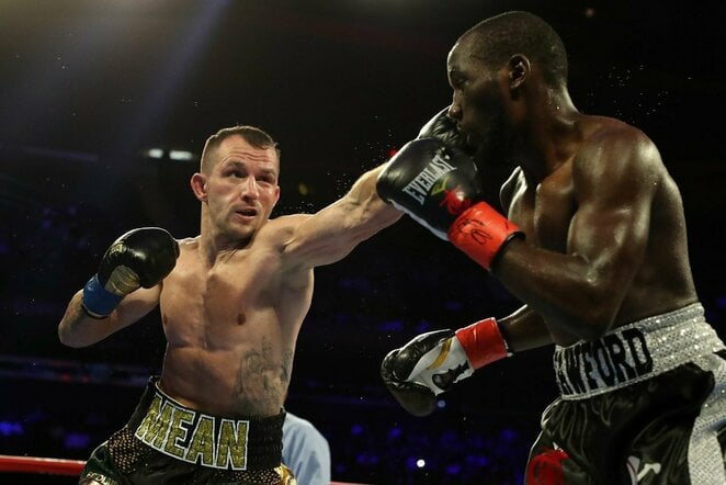 Egidijus Kavaliauskas ir Terence'as Crawfordas | Scanpix nuotr.