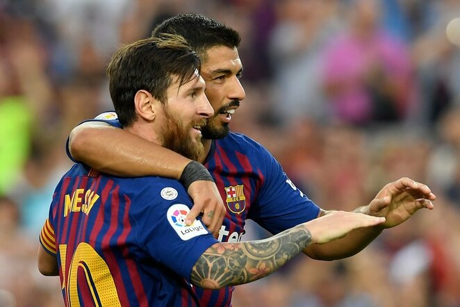 Luisas Suarezas ir Lionelis Messi | Scanpix nuotr.