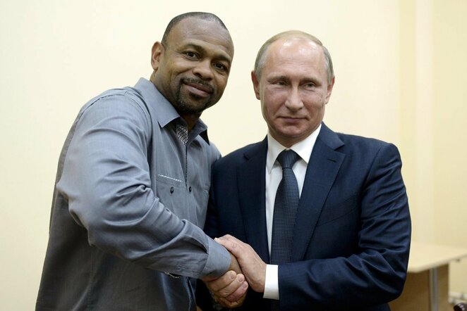 Roy Jonesas ir Vladimiras Putinas | Scanpix nuotr.