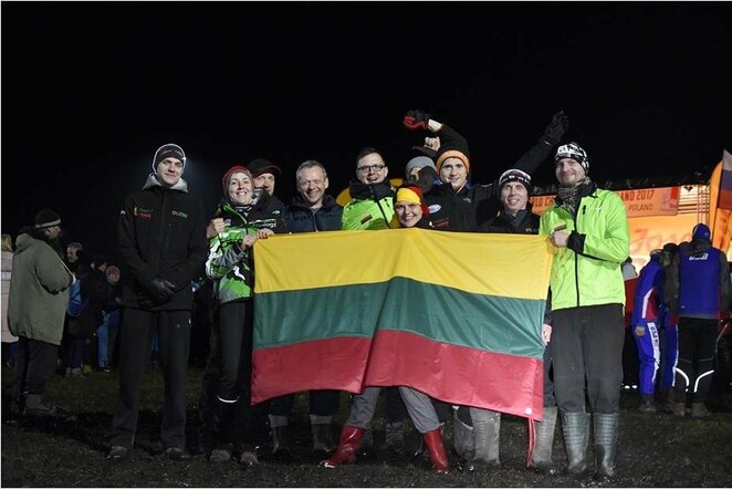 Lietuvos atstovai pasaulio šunų kinkinių sporto čempionate | asmeninio archyvo nuotr.