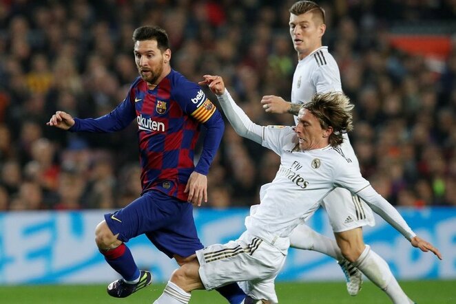 Lionelis Messi ir Luka Modričius | Scanpix nuotr.