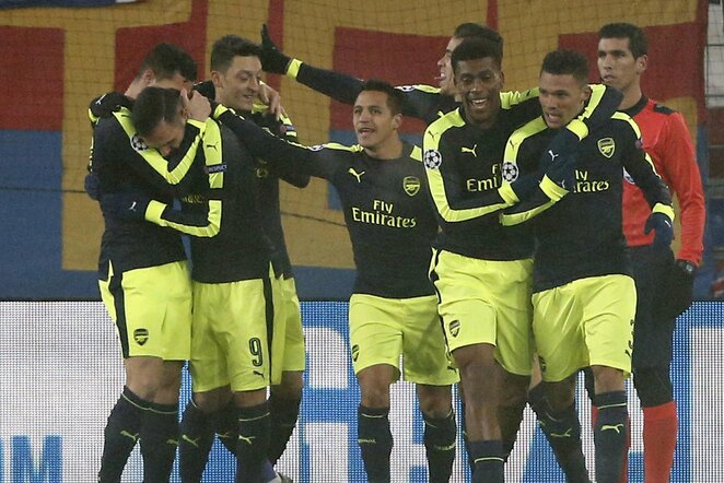 „Arsenal“ ekipa užėmė pirmą vietą grupėje | Scanpix nuotr.